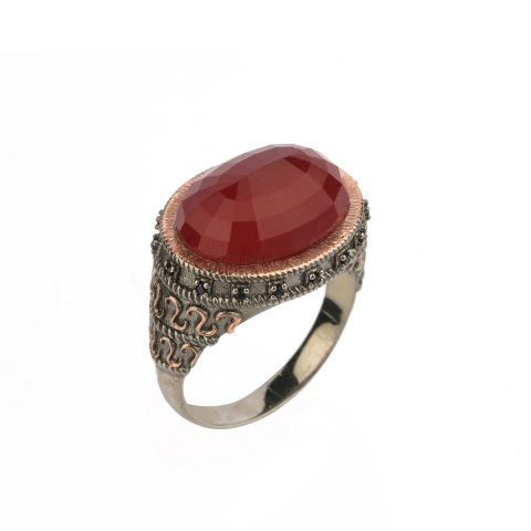 Oval Taşlı Yüzük
