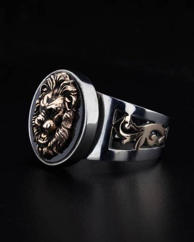 Aslan Figürlü Yüzük 328