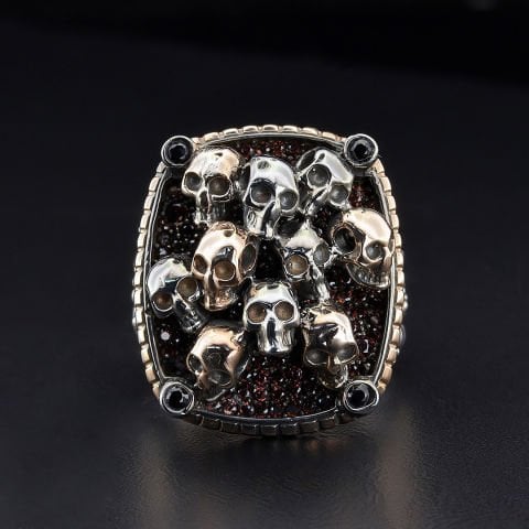 Kurukafa Figürlü Yüzük