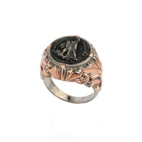 Antik Mısır Sikke Figürlü Yüzük