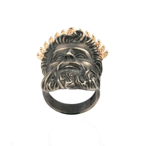 Zeus Figürlü Yüzük