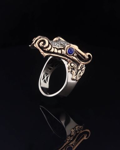 Ejderha Figürlü Yüzük