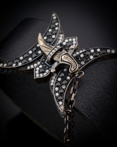 Deri Kordon Hançer Bileklik