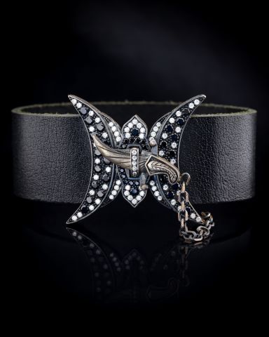 Deri Kordon Hançer Bileklik