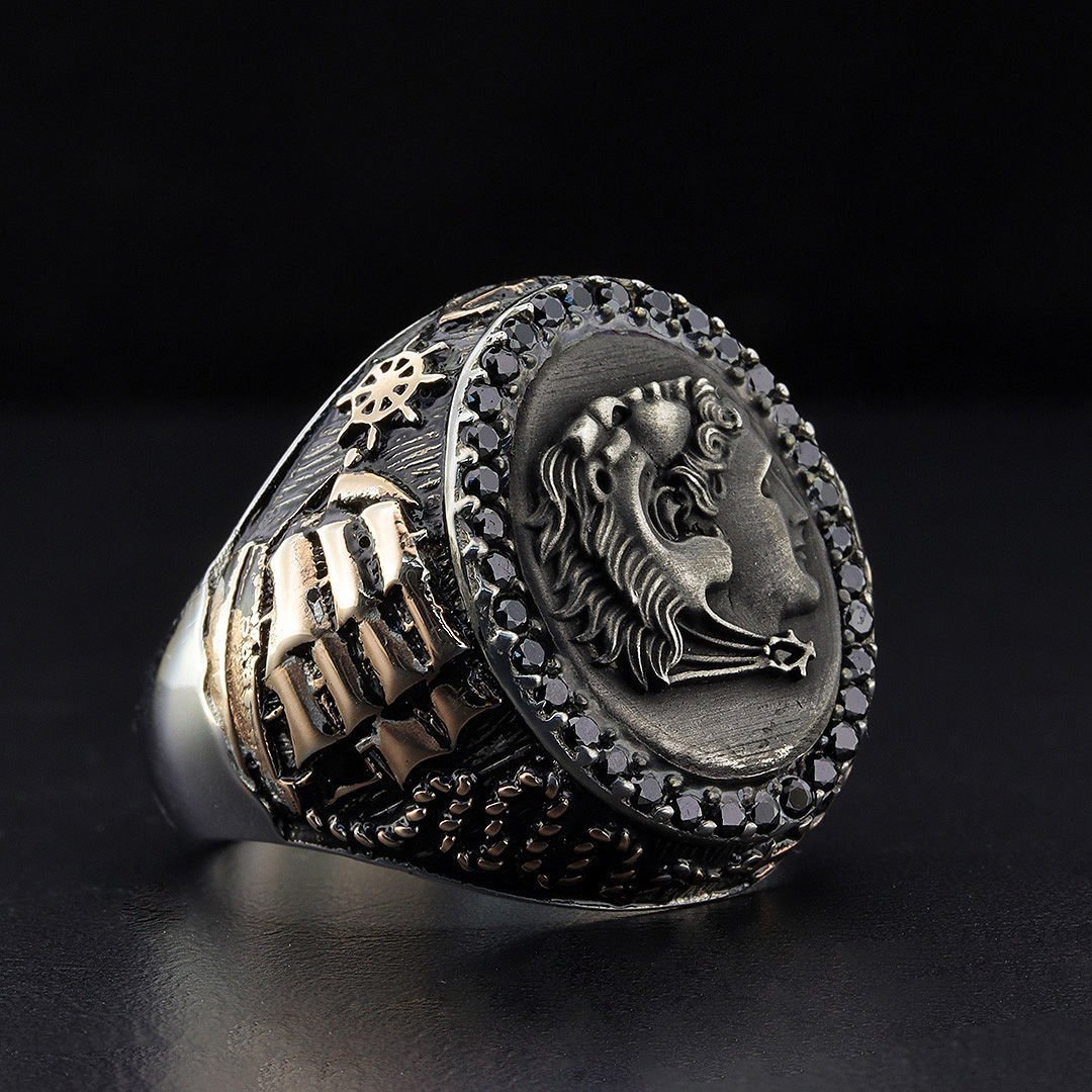 III. Aleksandros; Büyük İskender Sikke Figürlü Yüzük