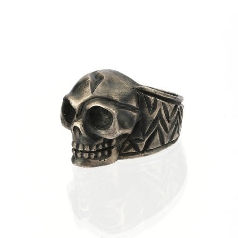 Üç Boyutlu Kurukafa Yüzük 253