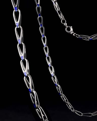 Modern Tasarım Mineli Zincir Koleksiyonu