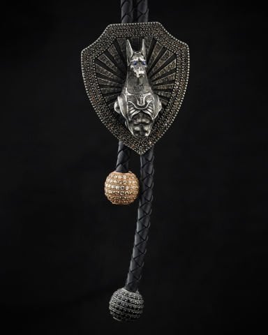 Antik Mısır Koleksiyonu Kalkan ve  Üç Boyutlu Anubis Kolye