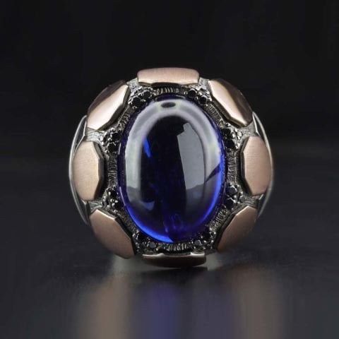 Oval Taşlı Yüzük