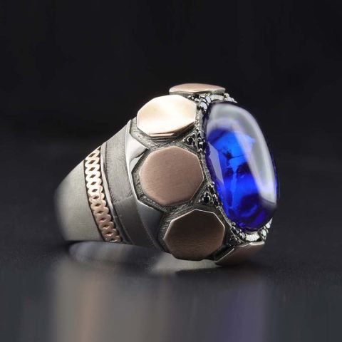 Oval Taşlı Yüzük