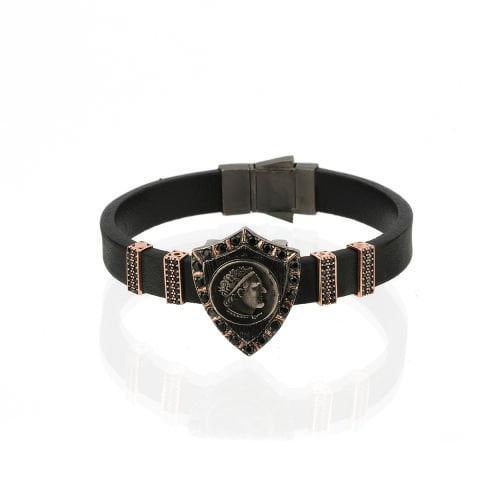 Sikke Figürlü Gümüş Bileklik