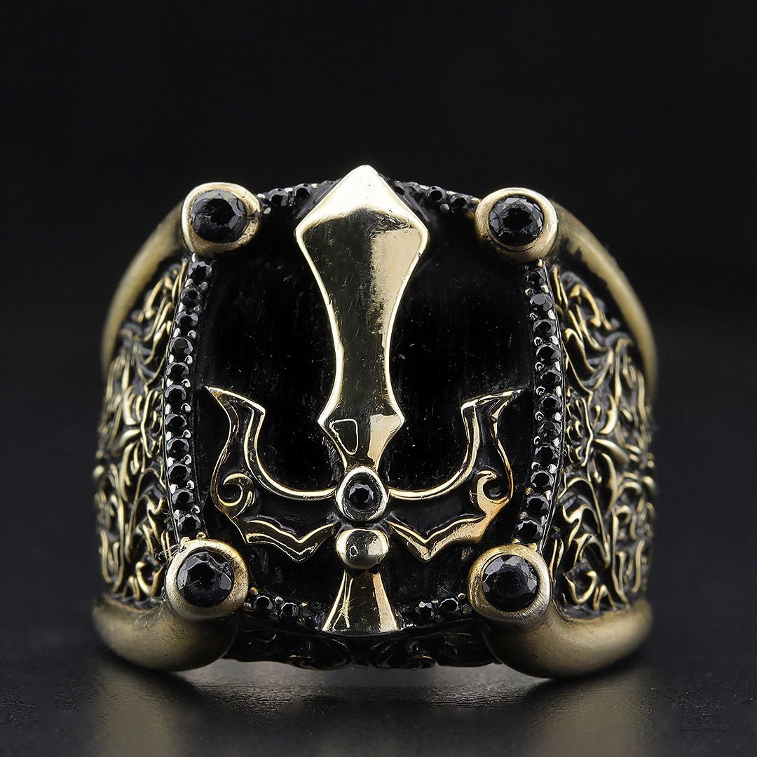 Kılıç Figürlü Yüzük 091