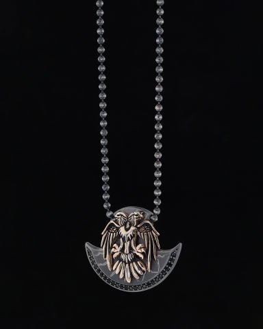 Selçuklu Kartalı Figürlü Gümüş Kolye