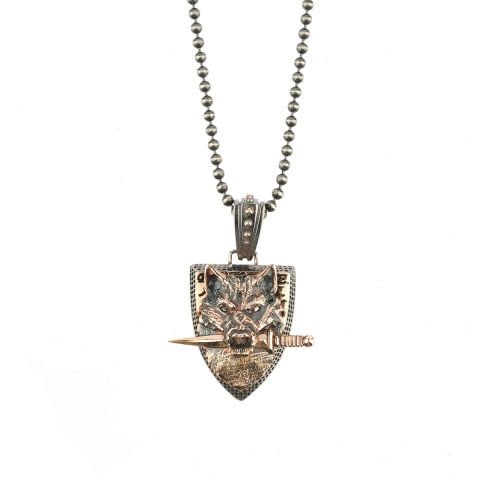 Kurt ve Kılıç Kolye