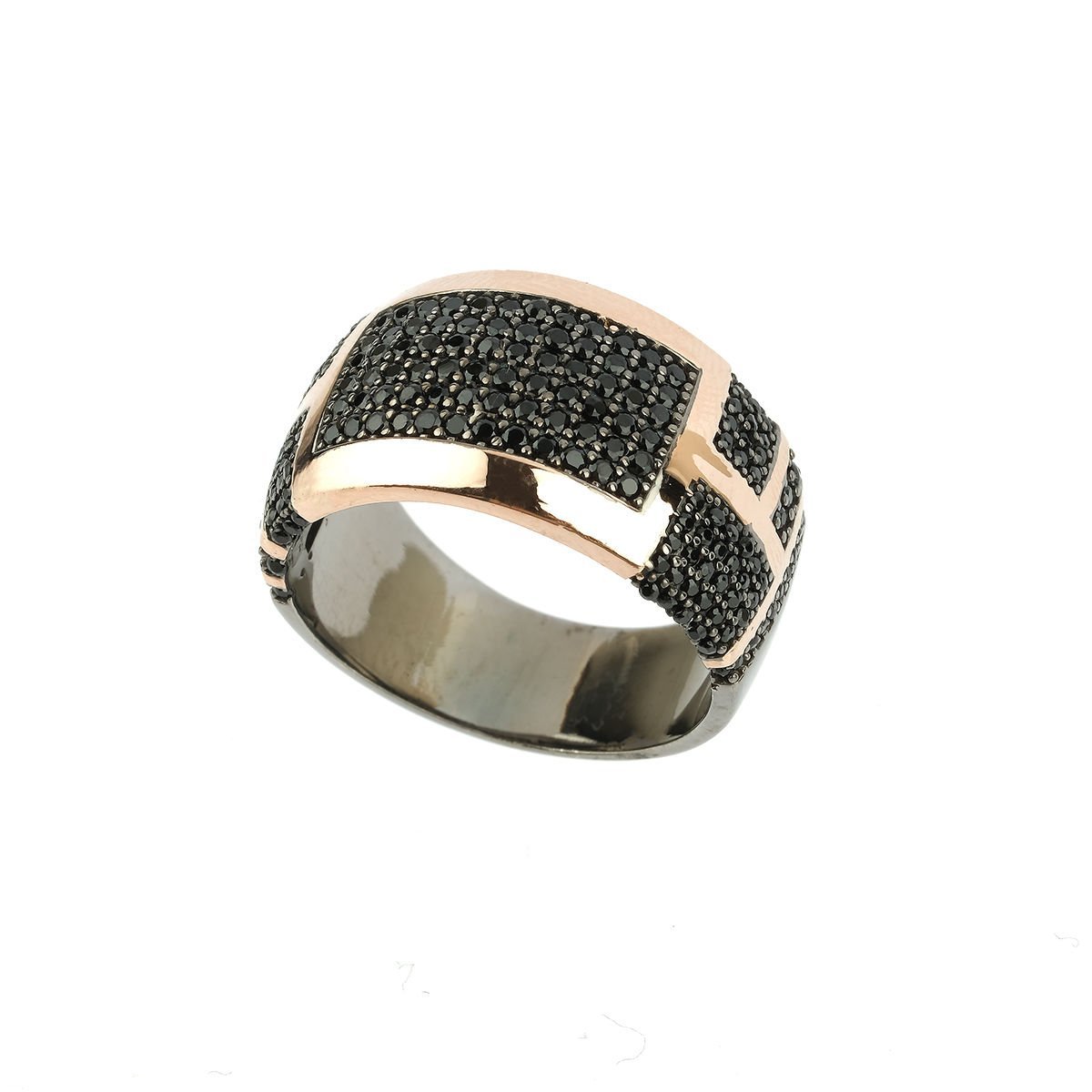 Full Taş İşli Alyans Form Gümüş Yüzük