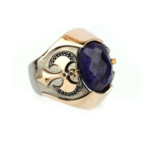 Altın Balta Figürlü Yüzük