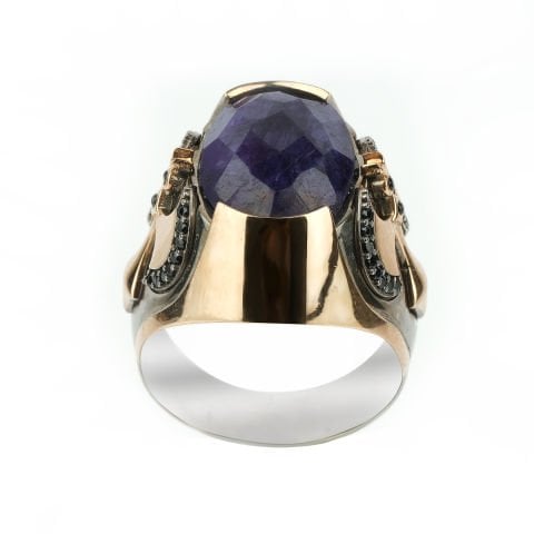 Altın Balta Figürlü Yüzük