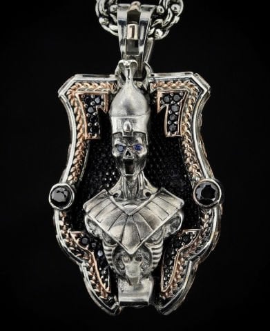 Antik Mısır Koleksiyonu Osiris Figürlü Özel Tasarım Kolye