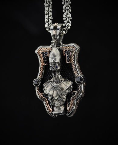 Antik Mısır Koleksiyonu Osiris Figürlü Özel Tasarım Kolye