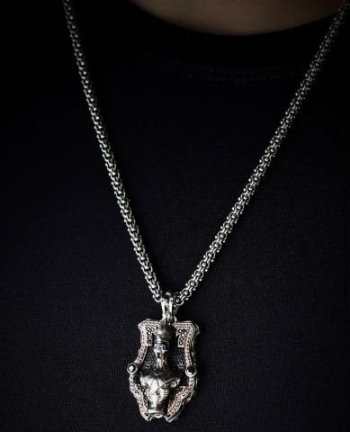 Antik Mısır Koleksiyonu Osiris Figürlü Özel Tasarım Kolye