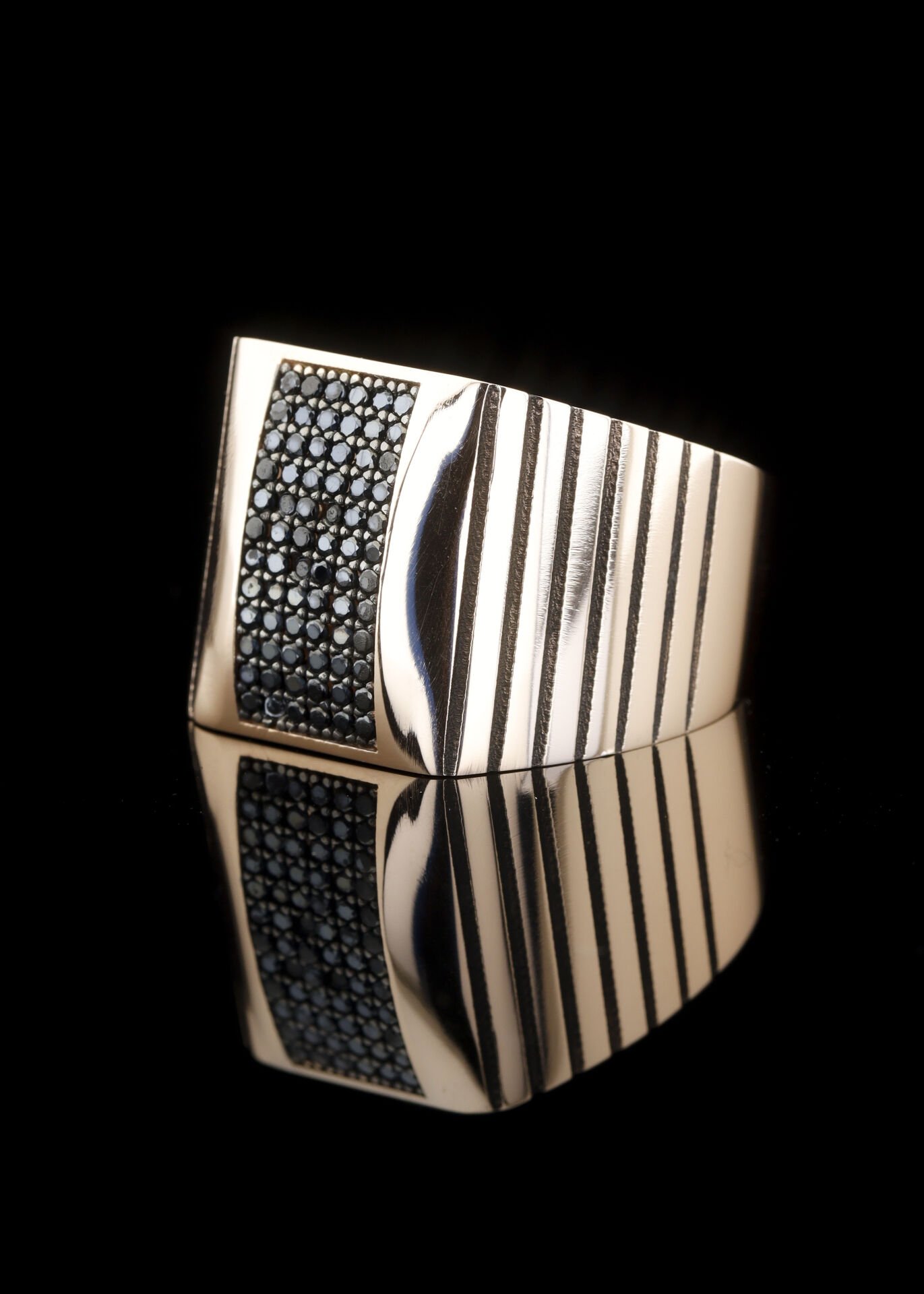 Rose Gold Taşlı Gümüş Yüzük