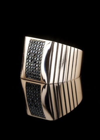 Rose Gold Taşlı Gümüş Yüzük
