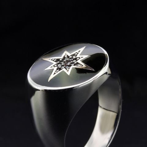 Kutup Yıldızı Figürlü Yüzük