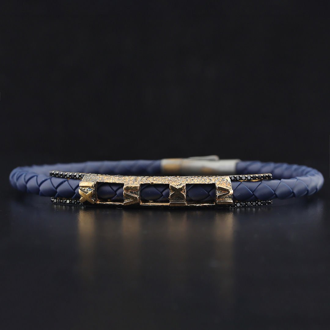 Örgü Kordon Gümüş Bileklik