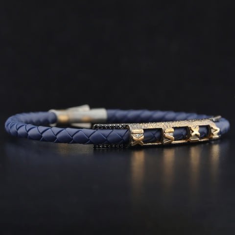 Örgü Kordon Gümüş Bileklik