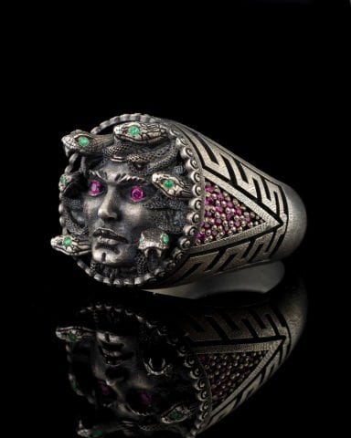 Özel Tasarım Medusa Yüzük