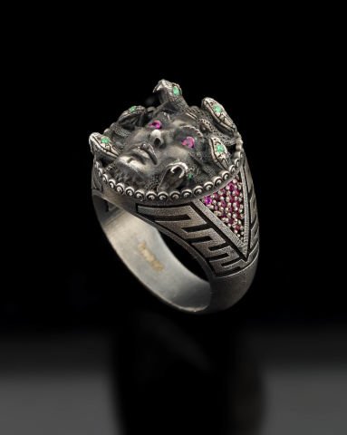 Özel Tasarım Medusa Yüzük