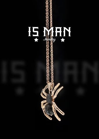 Doğal Taşlı Tarantula Kolye(Jasper Taşı)