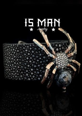 Doğal Taşlı Tarantula Bileklik(Jasper Taşı)